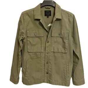 Lucky Brand Military Jacket $199 Embroidered Tiger Fighter Lover, Medium EUC